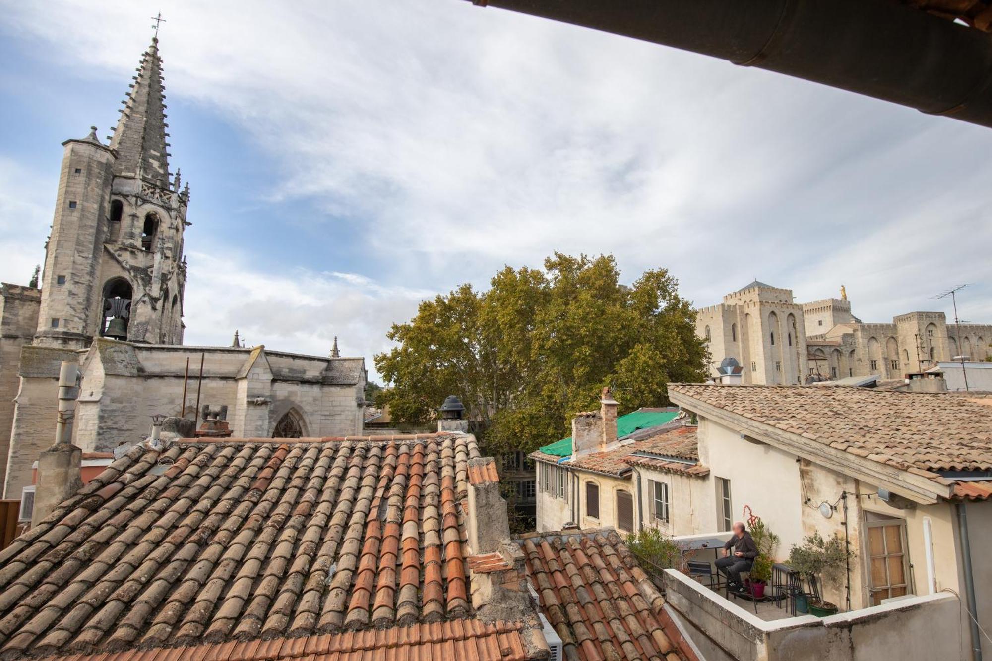 Le Ciel Du Palais - Intramuros - 2 Ch - Wifi Avignon Bagian luar foto