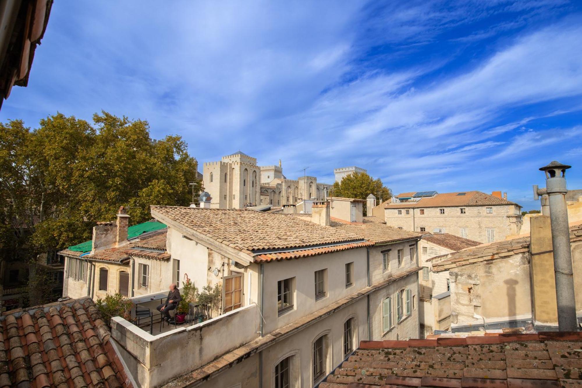 Le Ciel Du Palais - Intramuros - 2 Ch - Wifi Avignon Bagian luar foto